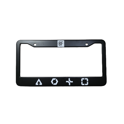 B6 License Plate Frame